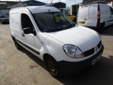 08 reg RENAULT KANGOO SL17 DCI 70, 1ST REG 08/08, TEST 10/22, 153587M NOT WARRANTED, V5 HERE, 1