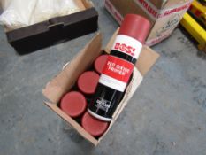 6 X 500ML RED OXIDE PRIMER AEROSOL PAINT SPRAY [+ VAT]