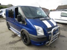 62 reg FORD TRANSIT 140 BHP SPORT, 1ST REG 09/12, 87285M WARRANTED, V5 HERE, 6 FORMER KEEPERS [NO