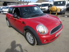 59 reg MINI ONE, 1ST REG 01/10, TEST 01/23, 100949M NOT WARRANTED, V5 HERE, 3 FORMER KEEPERS [NO