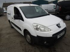 12 reg PEUGEOT PARTNER CRC HDCI, 1ST REG 04/12, TEST 02/23, 122108M NOT WARRANTED, V5 HERE, 1 FORMER