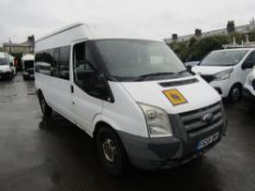 59 reg FORD TRANSIT 115 T350L RWD MINIBUS (DIRECT COUNCIL) 1ST REG 09/09, TEST 09/23, 111936M, V5