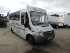 09 reg FORD TRANSIT 140 T460 RWD MINIBUS (NON RUNNER - ENGINE SEIZED, NO BRAKES) (DIRECT COUNCIL)