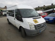 59 reg FORD TRANSIT 115 T350L RWD MINIBUS (DIRECT COUNCIL) 1ST REG 09/09, TEST 08/23, 145895M, V5