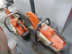 2 X STIHL SAWS (1 FOR PARTS ONLY) [NO VAT]