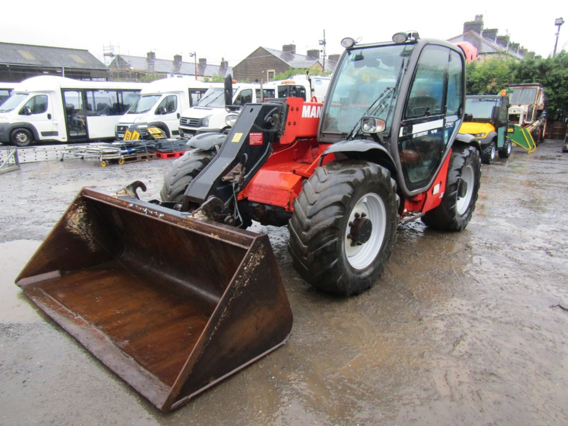 09 reg MANITOU 634 LSU TURBO TELEHANDLER, 1ST REG 05/09, HOURS NOT DISPLAYING, V5 HERE, 2 FORMER - Image 2 of 6