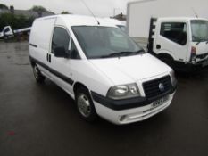 55 reg FIAT SCUDO SX DYNAMIC JTD VAN, 1ST REG 11/05, 205195M, V5 HERE, 8 FORMER KEEPERS [NO VAT]