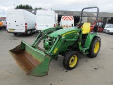 63 reg JOHN DEERE 3720 TRACTOR (DIRECT COUNCIL) 1ST REG 11/13, 1104 HOURS, V5 HERE, 1 OWNER FROM NEW