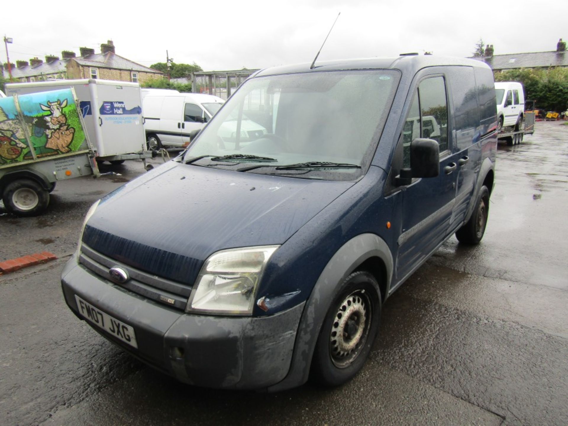 07 reg FORD TRANSIT CONNECT T220 L75 (DIRECT COUNCIL) 1ST REG 08/07, TEST 08/23, 73249M, V5 HERE, - Image 2 of 7