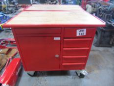 SEALY RED ROLL CAB & TOP BOX (DIRECT COUNCIL) [WH114] [+ VAT]