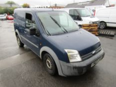 07 reg FORD TRANSIT CONNECT T220 L75 (DIRECT COUNCIL) 1ST REG 08/07, TEST 08/23, 73249M, V5 HERE,