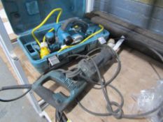 MAKITA KP0810 110V PLANER & MAKITA JR30501 110V RECIP SAW [NO VAT]