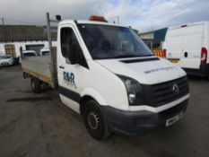 64 reg VW CRAFTER CR35 TDI DROPSIDE, 1ST REG 01/15, TEST 08/23, 223338M, V5 HERE, 1 FORMER KEEPER [