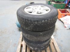 SET OF FORD RANGER WHEELS AND TYRES [NO VAT]