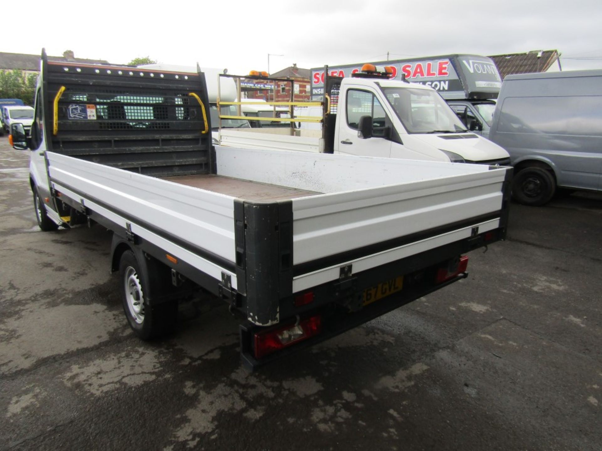 67 reg FORD TRANSIT 350 LWB DROPSIDE, 1ST REG 11/17, 125996M, V5 HERE, 1 OWNER FROM NEW [+ VAT] - Image 3 of 7