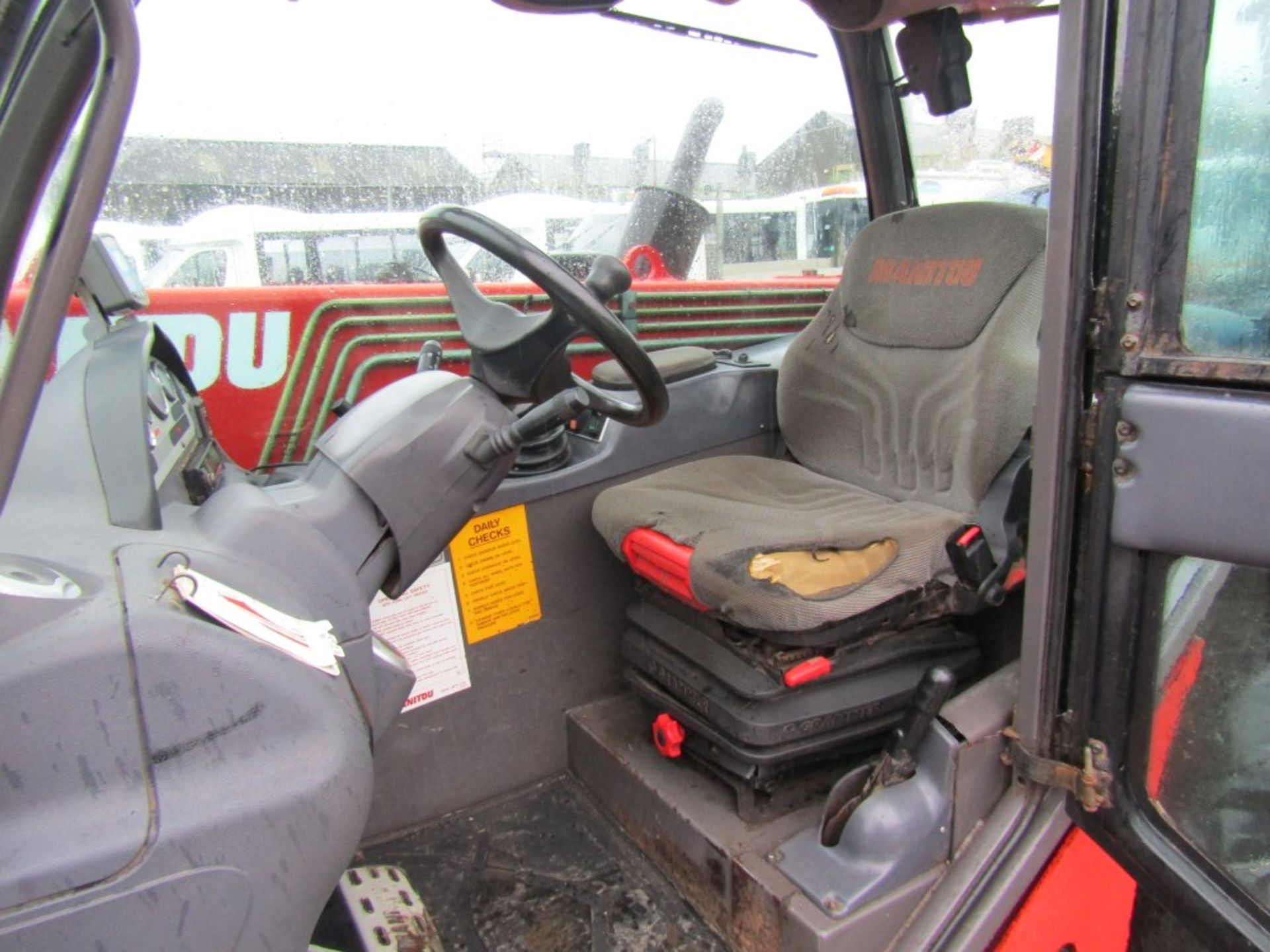 09 reg MANITOU 634 LSU TURBO TELEHANDLER, 1ST REG 05/09, HOURS NOT DISPLAYING, V5 HERE, 2 FORMER - Image 5 of 6