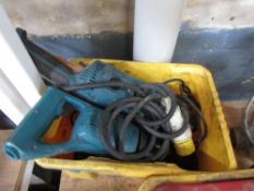 BOX OF ASSTD POWER TOOLS [+ VAT