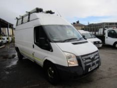 13 reg FORD TRANSIT 125 T350 AWD (DIRECT ELECTRICITY NW) 1ST REG 04/13, TEST 03/23, 121277M, V5