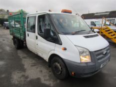 13 reg FORD TRANSIT 100 RWD TIPPER (DIRECT COUNCIL) 1ST REG 04/13, TEST 02/23, MILAGE NOT