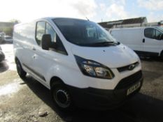 14 reg FORD TRANSIT CUSTOM, 1ST REG 06/14, TEST 10/23, 237698M WARRANTED, NO V5 [NO VAT]