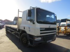 54 reg DAF CF65.220 DROPSIDE LORRY, 1ST REG 01/05, 542604KM NOT WARRANTED, V5 HERE, 2 FORMER KEEPERS