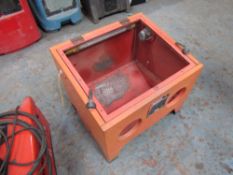 CLARKE SAND BLASTING CABINET [NO VAT]