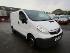 13 reg VAUXHALL VIVARO 2900 CDTI ECOFLEX SWB (DIRECT UNITED UTILITIES WATER) 1ST REG 06/13, TEST