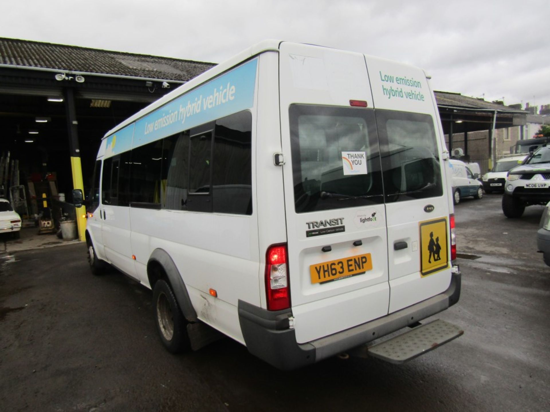 63 reg FORD TRANSIT 135 T430 RWD MINIBUS (DIRECT COUNCIL) 1ST REG 09/13, TEST 08/23, 91223M, V5 - Image 3 of 7