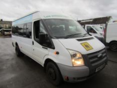 63 reg FORD TRANSIT 135 T430 RWD MINIBUS (DIRECT COUNCIL) 1ST REG 09/13, TEST 08/23, 91223M, V5