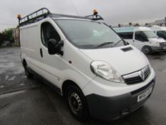 60 reg VAUXHALL VIVARO 2900 CDTI SWB (DIRECT UNITED UTILITIES WATER) 1ST REG 09/10, TEST 09/23,