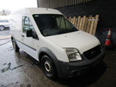 13 reg FORD TRANSIT CONNECT 90 T230 (NON RUNNER) (DIRECT UNITED UTILITIES WATER) 1ST REG 03/13, TEST