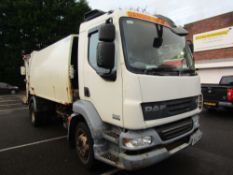 57 reg DAF FA LF55.220 REFUSE WAGON (DIRECT COUNCIL) 1ST REG 10/07, 294318KM WARRANTED, V5 HERE, 1