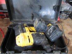 DEWALT 24V CORDLESS HAMMER DRILL WITH 2 BATTERIES, CHARGER & CASE [+ VAT]