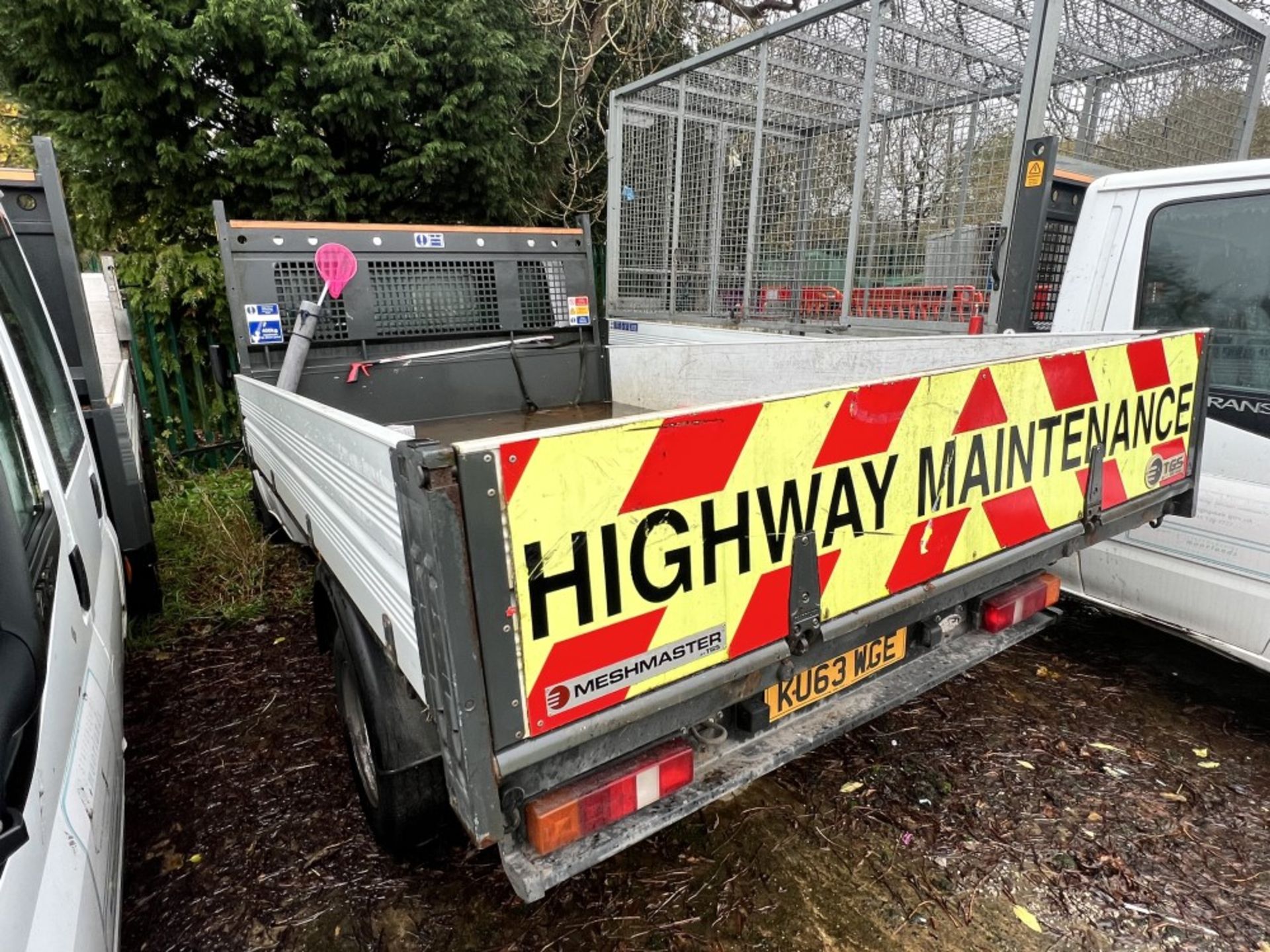 63 reg FORD TRANSIT 100 T350 RWD TIPPER (DIRECT COUNCIL) (LOCATION LEEK) 1ST REG 01/14, 143246M, - Image 3 of 6