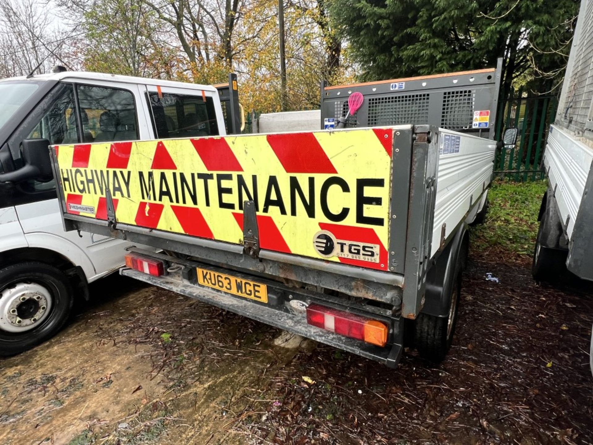 63 reg FORD TRANSIT 100 T350 RWD TIPPER (DIRECT COUNCIL) (LOCATION LEEK) 1ST REG 01/14, 143246M, - Image 4 of 6