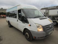 63 reg FORD TRANSIT 135 T430 RWD MINIBUS (DIRECT COUNCIL) 1ST REG 09/13, TEST 08/23, 84344M, V5