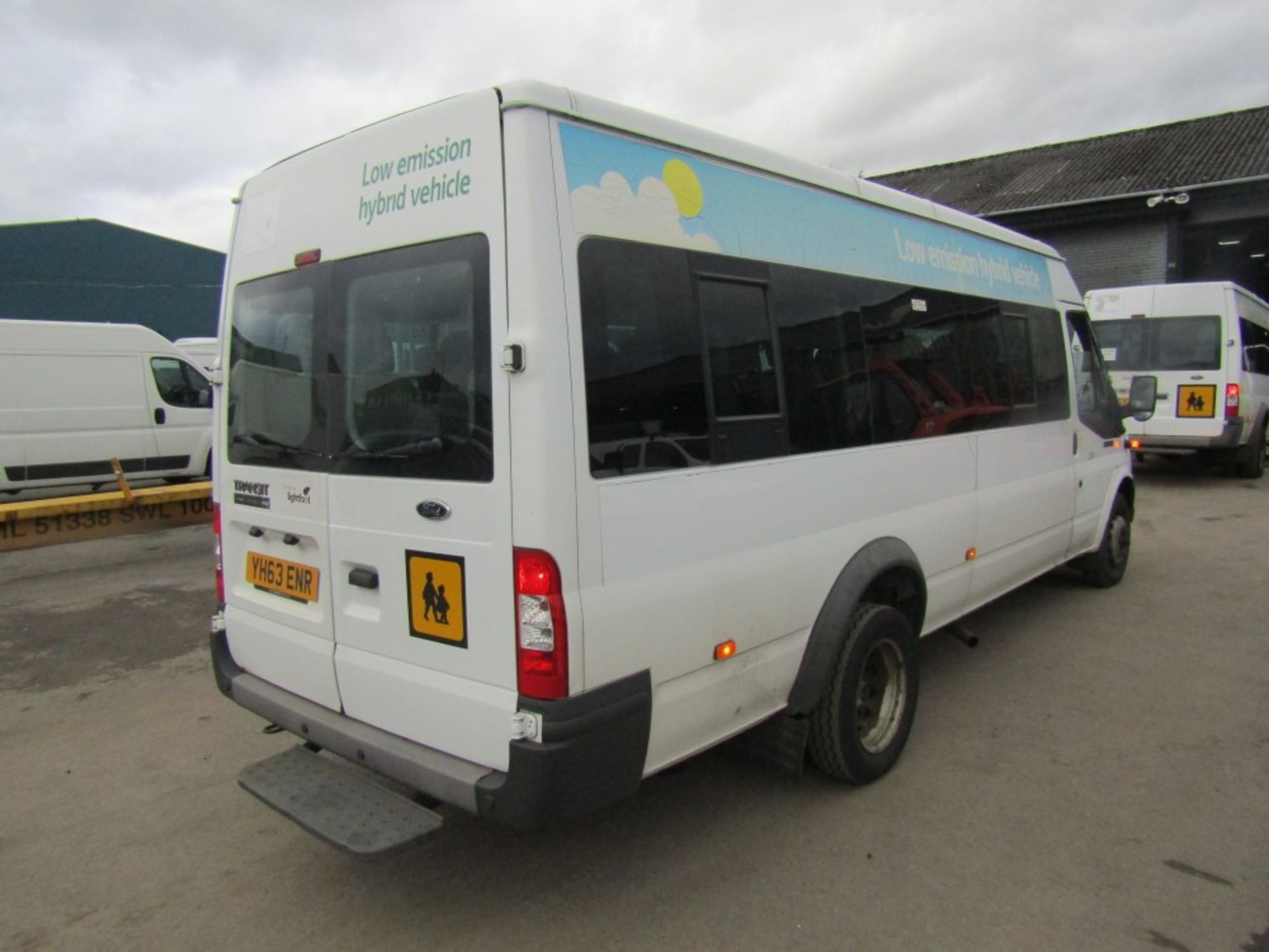 63 reg FORD TRANSIT 135 T430 RWD MINIBUS (DIRECT COUNCIL) 1ST REG 09/13, TEST 08/23, 84344M, V5 - Image 4 of 7