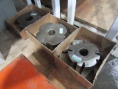 3 X CNC MOULDER CUTTER BLOCKS [NO VAT]