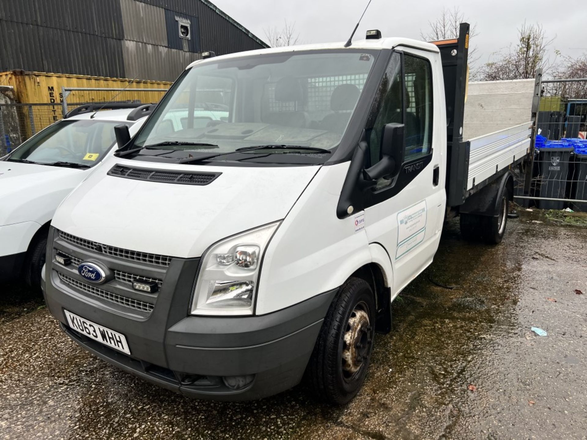 63 reg FORD TRANSIT 125 T350 RWD TIPPER (DIRECT COUNCIL) (LOCATION LEEK) 1ST REG 11/13, 45579M, V5