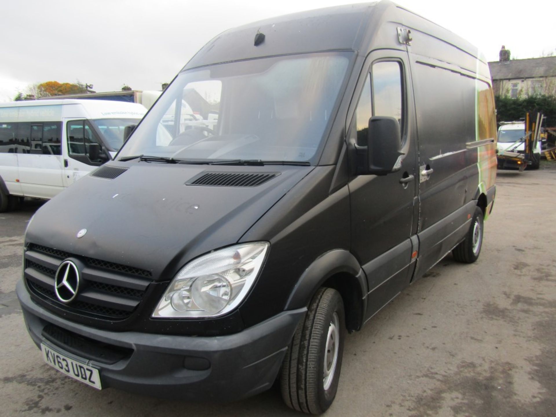 63 reg MERCEDES SPRINTER 313 CDI MWB HIGH ROOF, 1ST REG 10/13, TEST 03/23, 243119M WARRANTED, V5 - Image 2 of 7