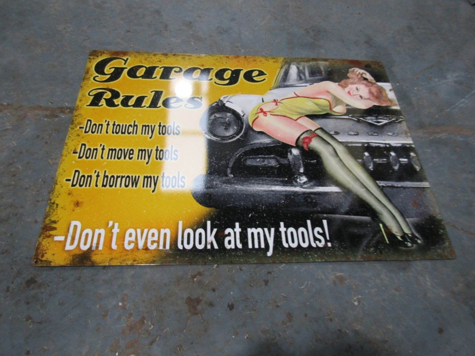 GARAGE SIGN [+ VAT]