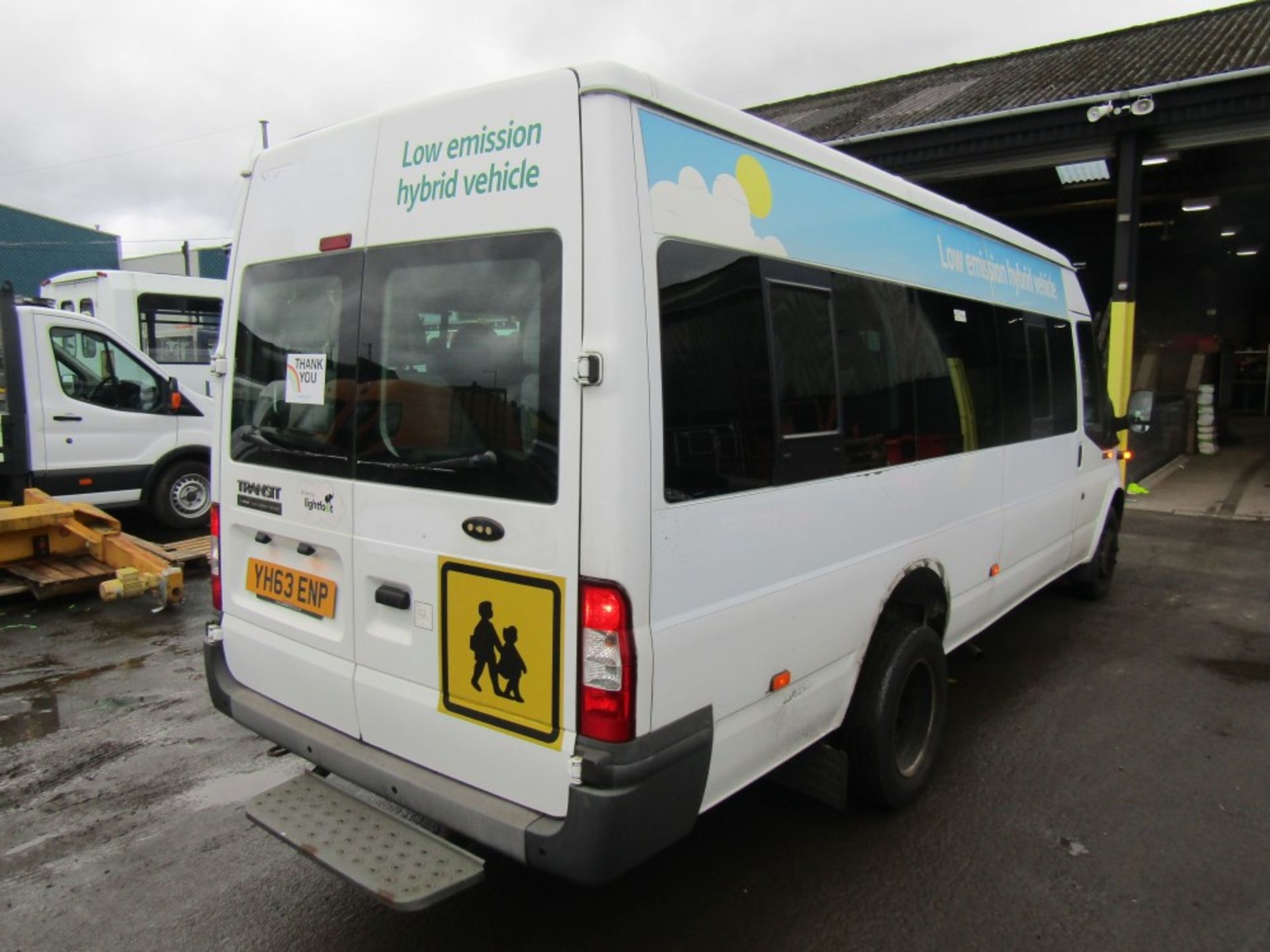 63 reg FORD TRANSIT 135 T430 RWD MINIBUS (DIRECT COUNCIL) 1ST REG 09/13, TEST 08/23, 91223M, V5 - Image 4 of 7