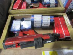 HILTI GUN C/W NAILS & CARTRIDGES [NO VAT]