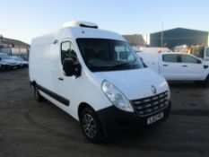 63 reg RENAULT MASTER MM35 MWB FRIDGE VAN WITH STANDBY, AIR CON, ALLOYS, 1ST REG 10/13, TEST 07/