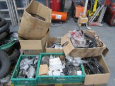 DIRTBIKE PARTS - CLUTCHES, ENGINE COVERS, STERRING RACKS ETC [NO VAT]