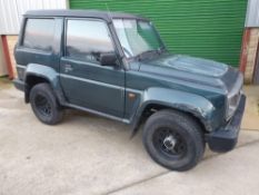 R reg DAIHATSU FOURTRAK TDS (GOOD ENGINE AND GEARBOX) (LOCATION SHEFFIELD) 1ST REG 12/97, TEST