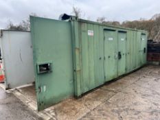 SITE CABIN WITH CANTEEN, TOILET, DRYING ROOM & GENERATOR (DIRECT COUNCIL) (LOCATION CLIVIGER,
