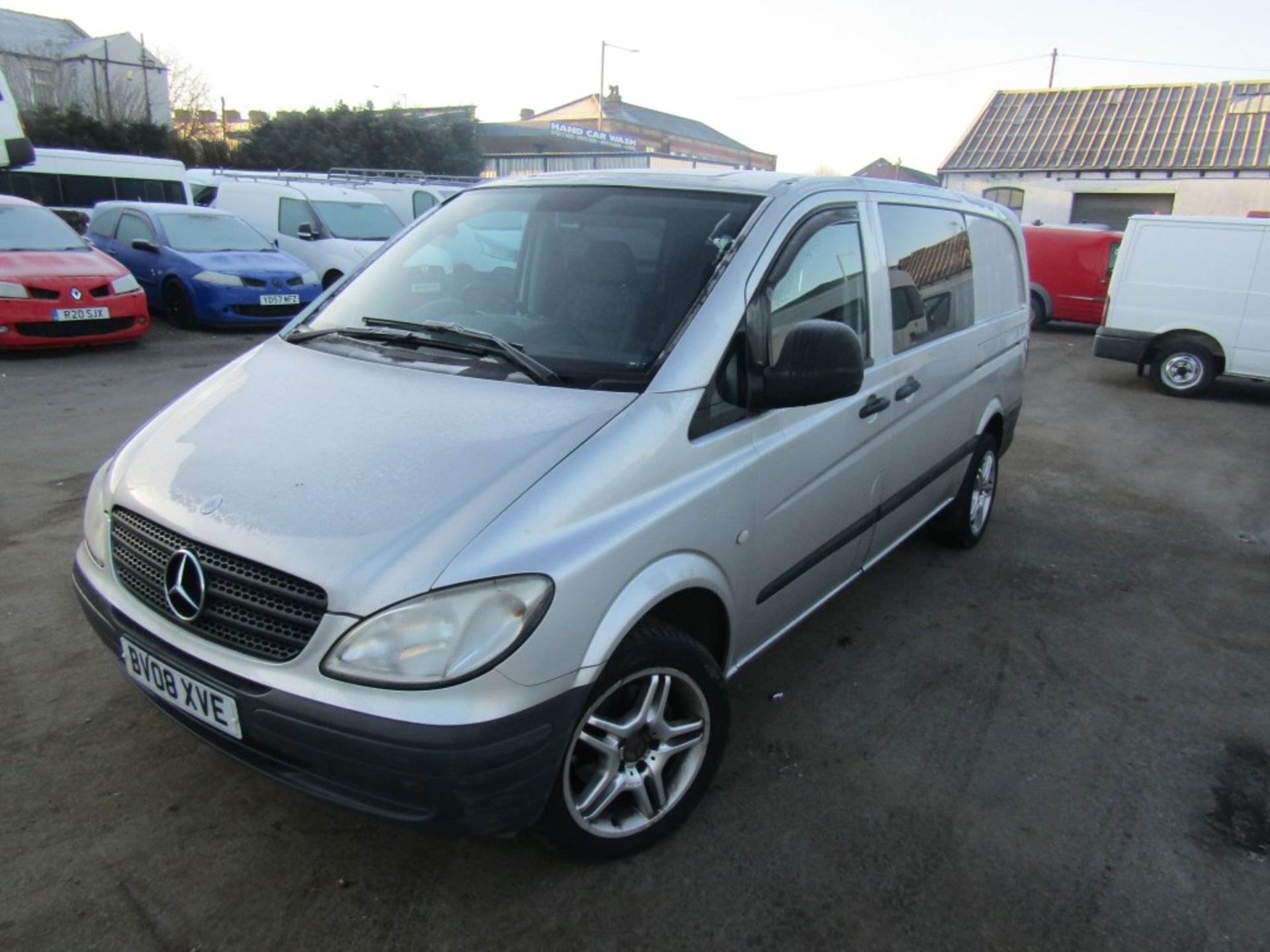 08 reg MERCEDES VITO 115 CDI LONG, 1ST REG 04/08, TEST 01/23, 203163M NOT WARRANTED, V5 HERE, 3 - Image 2 of 8