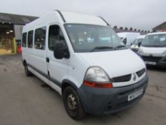 07 reg RENAULT MASTER MINIBUS C/W TAIL LIFT (DIRECT COUNCIL) 1ST REG 06/07, TEST 05/23, 117373M