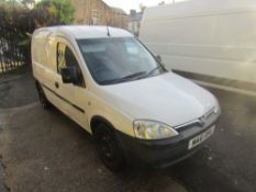 61 reg VAUXHALL COMBO 2000 CDTI 16V (DIRECT UNITED UTILILTIES WATER) 1ST REG 09/11, TEST 03/23,